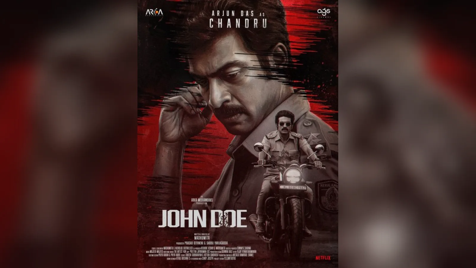 John Doe first look: Arjun Das plays Chandru, film due in November