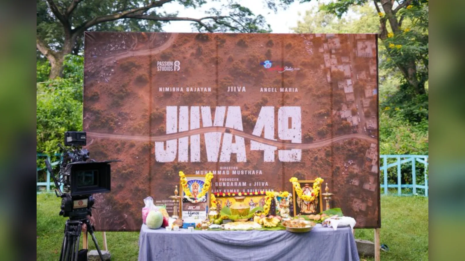Jiiva49 begins with a pooja; Muhammad Musthafa directs