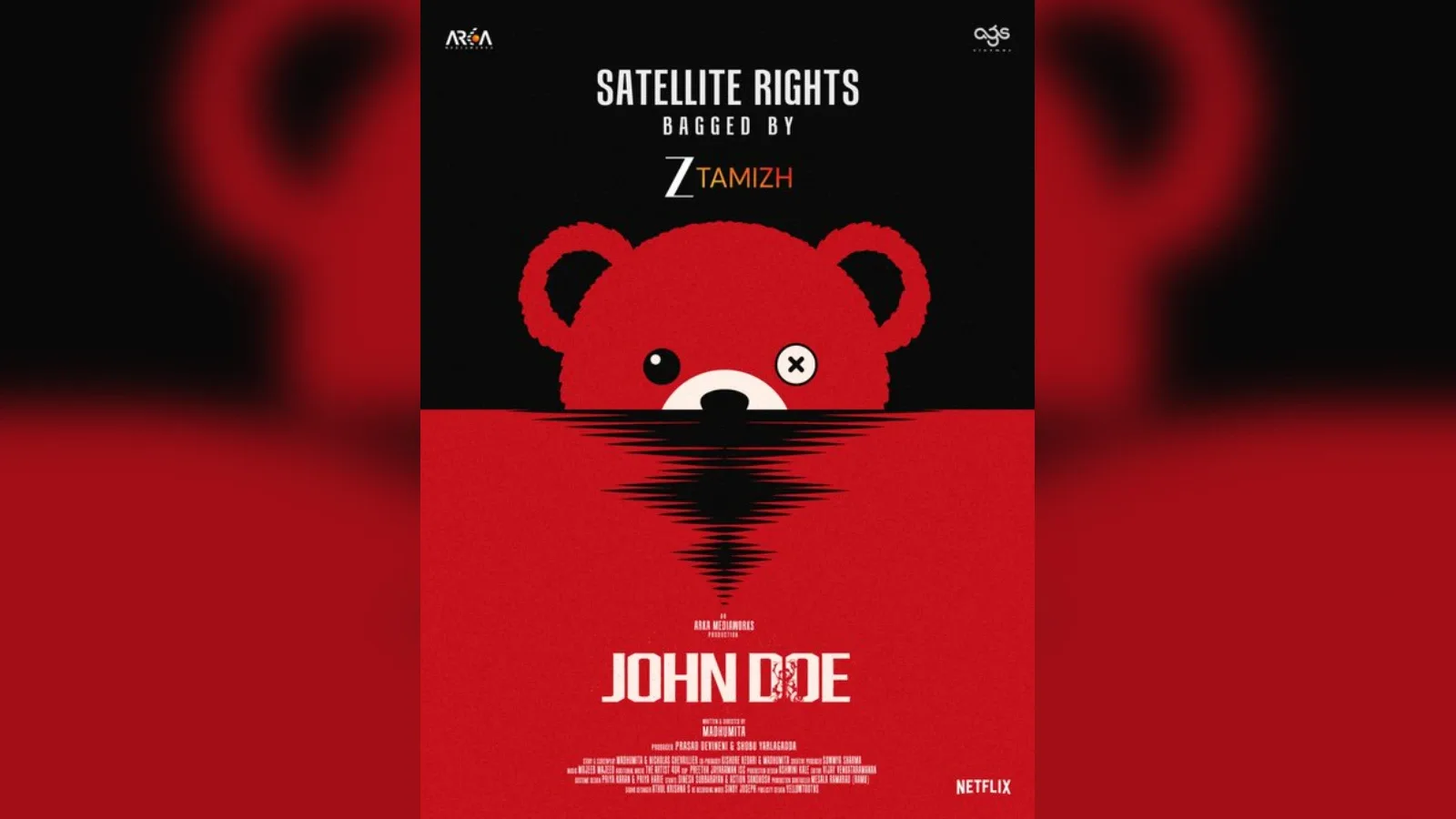Arjun Das's John Doe sells its satellite rights to Zee Tamil